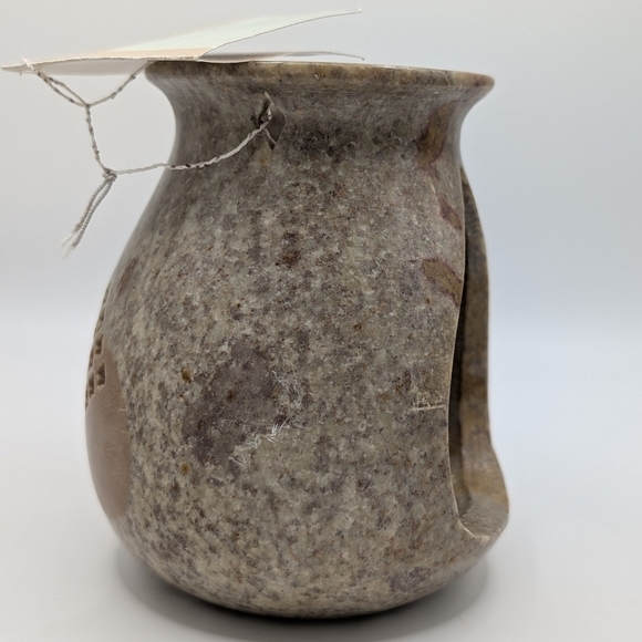 NWT Vintage Soapstone Cut-Out Design Oil Burner - Picture 6 of 13